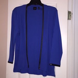 Royal blue casual jacket